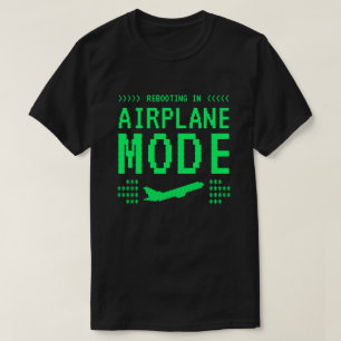Camiseta Modo Avião Tela Reinicialização