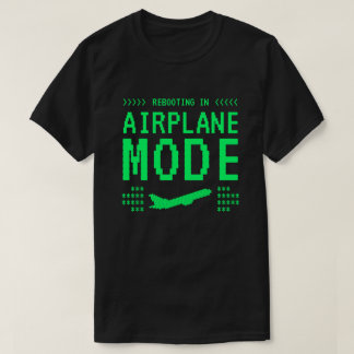 Camiseta Modo Avião Tela Reinicialização