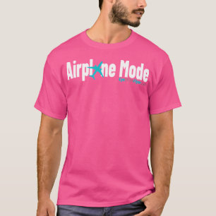 Camiseta Modo Avião (Texto Branco) - Olho Do Folheto