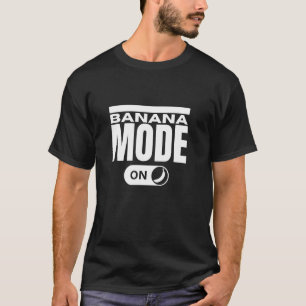 Camiseta Modo Banana Ativado Fantasia de Frutas Engraçadas