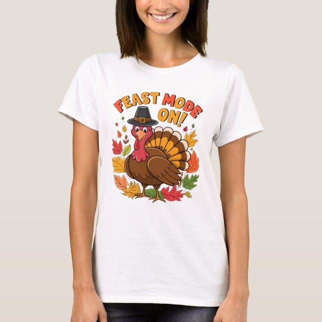 Camiseta Modo banquete Ativado! (Frente)