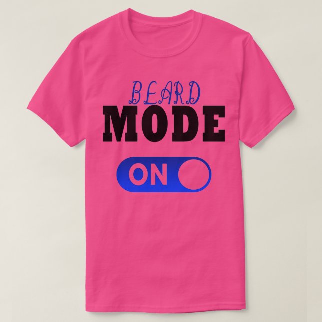 Camiseta Modo barba ativado (Frente do Design)