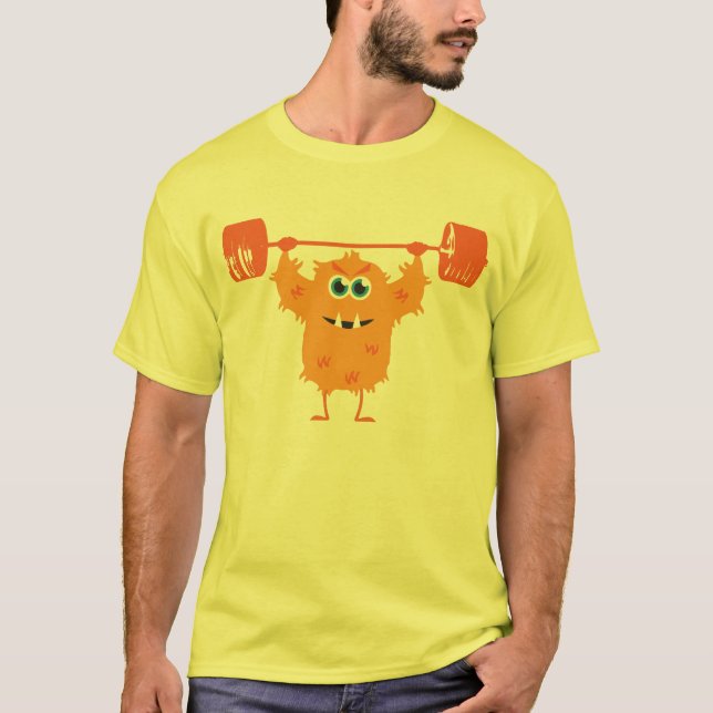 Camiseta Modo Bastão - Pontas De Elevação Do Monstro Cugado (Frente)