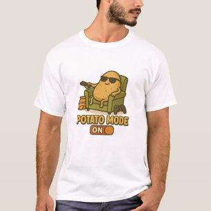Camiseta Modo Batata – Vida Preguiçosa Ativada