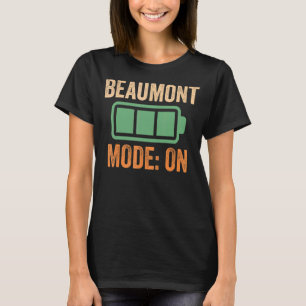 Camiseta Modo Beaumont no Design da Bateria