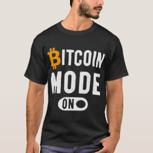 Camiseta Modo Bitmoney Em BTC Crypto Mens Dizendo 2