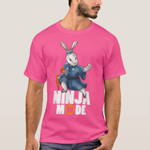 Camiseta Modo Bunny Ninja Nunchucks Kendo Katana Marcial Ar