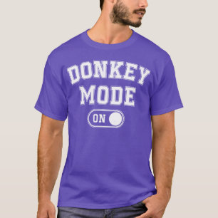 Camiseta Modo Burro Ativado Fazendeiro Engraçado Amante de