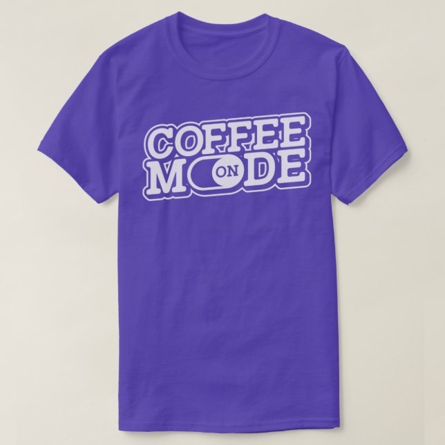 Camiseta Modo Café Na Cafeína Lover Beans Espresso Caf C (Frente do Design)