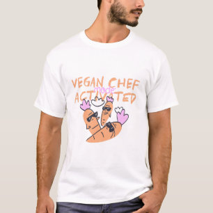 Camiseta Modo Chef Vegan: Ativado Receita Vegana