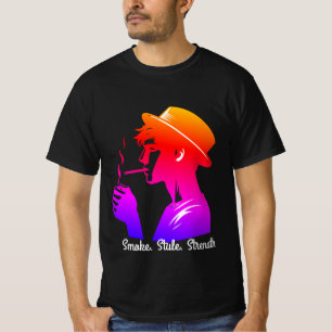 Camiseta "Modo Chefe - Na moda Tabagista Fumante T-Shirt"