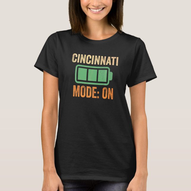 Camiseta Modo Cincinnati na Bateria (Frente)