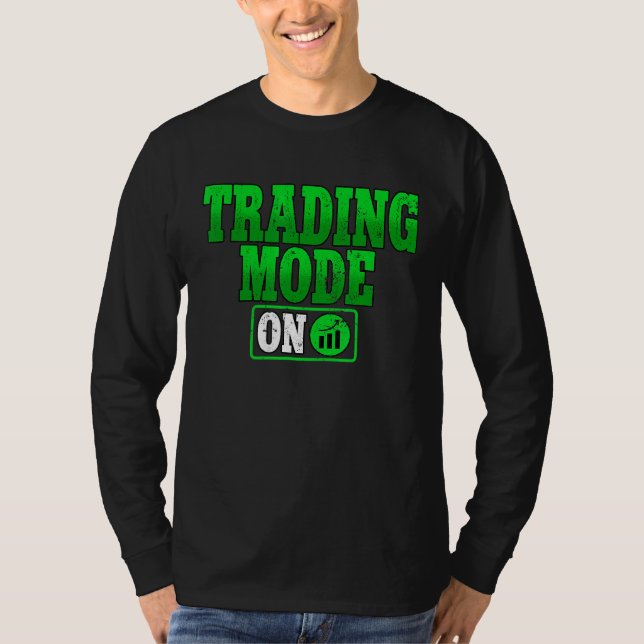 Camiseta Modo Comercial No Cripto Blocchain Trader (Frente)