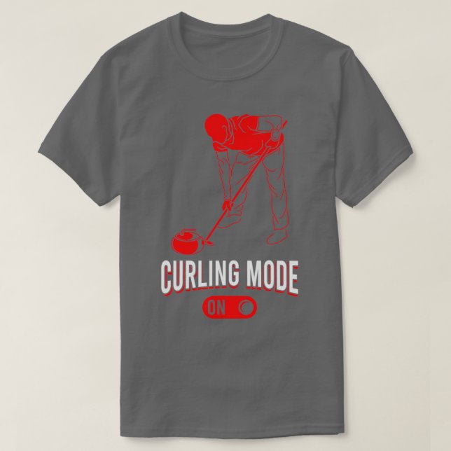 Camiseta Modo Curvo Em I Curler Winer Spor (Frente do Design)