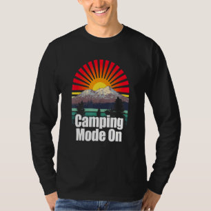Camiseta Modo De Acampamento No Ambiente Wild Pro Do Exteri