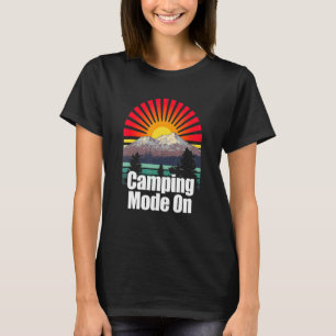 Camiseta Modo De Acampamento No Ambiente Wild Pro Do Exteri