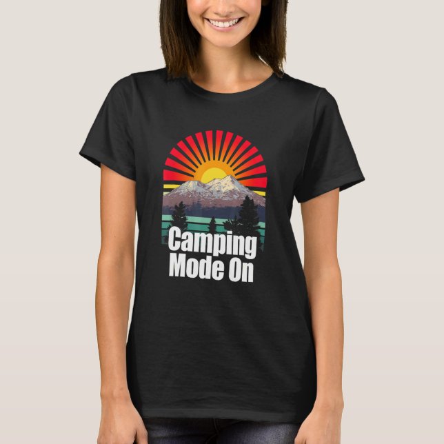 Camiseta Modo De Acampamento No Ambiente Wild Pro Do Exteri (Frente)