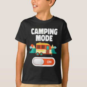 Camiseta Modo De Acampamento No Reboque Rv