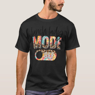 Camiseta Modo de Almoça Desligado Leopardo e Almoço de Verã
