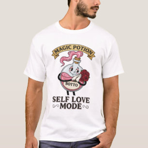Camiseta Modo de Amor Próprio Botto Poção Mágica Vintage A