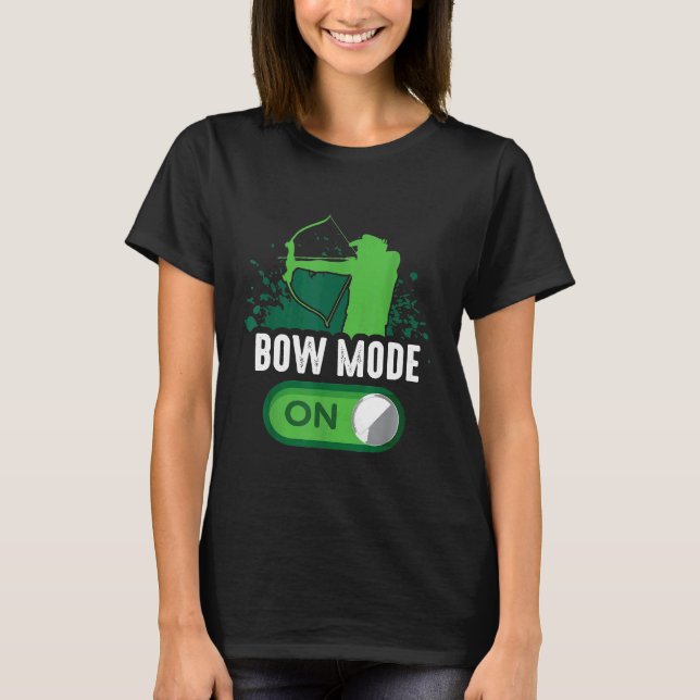 Camiseta Modo De arco Na Caça Ao Arqueiro Hunter Archer (Frente)