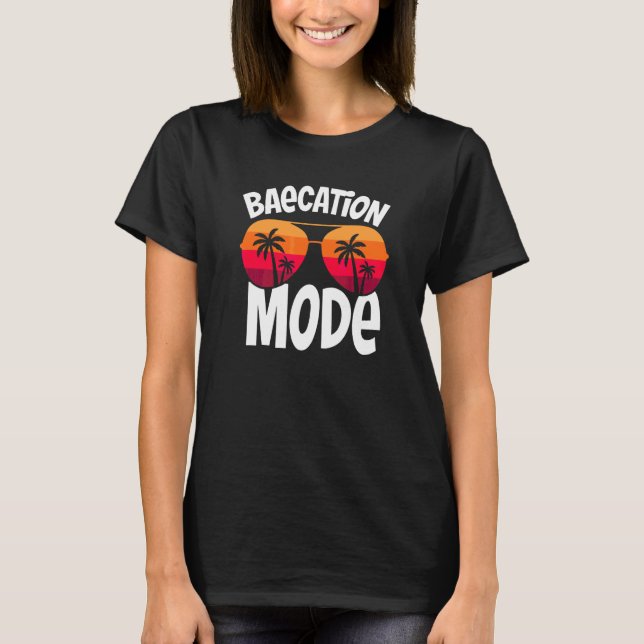 Camiseta Modo de Baecation Férias de Casais 2 (Frente)