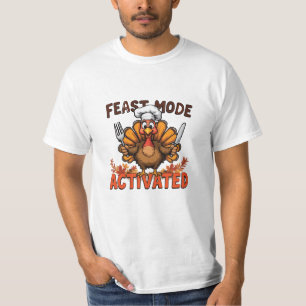 Camiseta Modo de banquete ativado Turquia