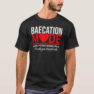 Camiseta Modo de Beacção Namorada Casal Namorado Vacinação