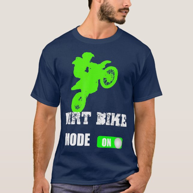 Camiseta Modo De Bicicleta Em Motocross Supercross (Frente)