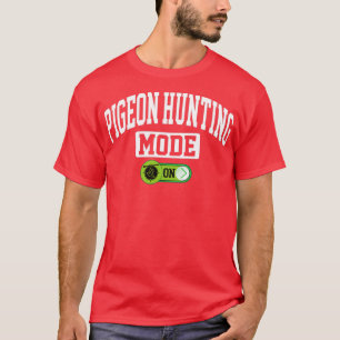 Camiseta Modo de caça do pombo em Columbidae Pombo Caça H