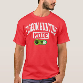 Camiseta Modo de caça do pombo em Columbidae Pombo Caça H