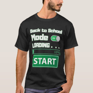 Camiseta Modo de carregamento para homens Ck To School – Hu