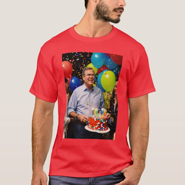 Camiseta Modo de Celebração: Adulto Aniversário (Frente)