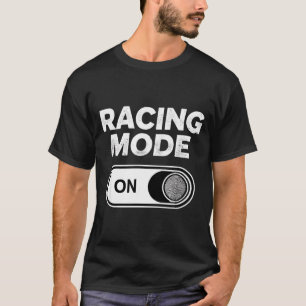 Camiseta Modo de corrida engraçado dizendo para jogadores s