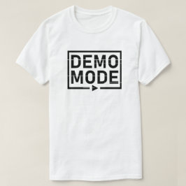 Camiseta Modo de demonstração Áudio V1