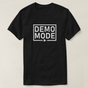 Camiseta Modo de demonstração Áudio V2