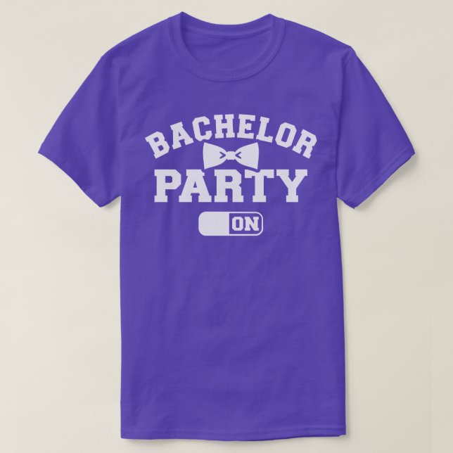 Camiseta Modo de despedida de solteiro ativado (Frente do Design)