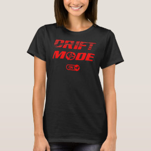 Camiseta Modo De Dissipação De Carros De Drifação No Mecâni