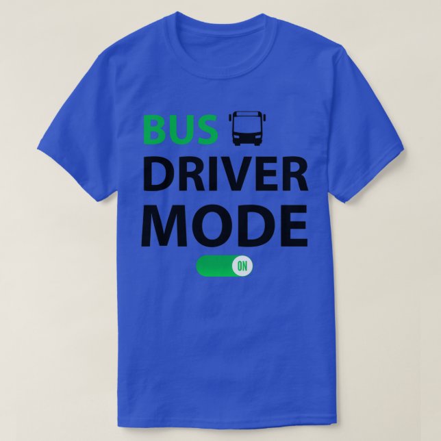 Camiseta Modo de driver de barramento no driver de barramen (Frente do Design)