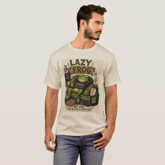 Camiseta Modo de Economia de Energia do Sapo Preguiçoso Hum