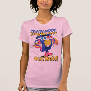Camiseta Modo de Ensino Iniciante Mas Ousado Novo Professor