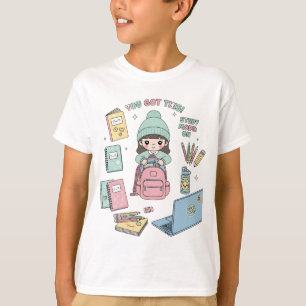 Camiseta Modo De Estudo Cute Ligado   Você tem essas crianç