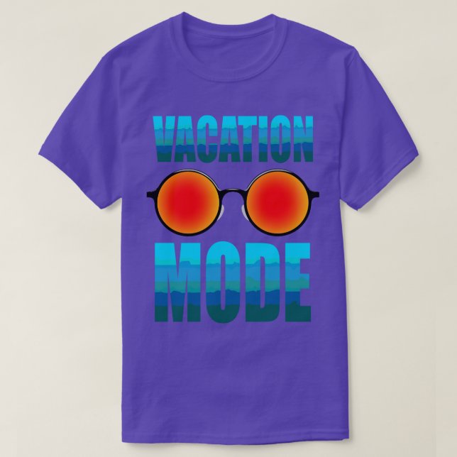 Camiseta Modo de Férias (Frente do Design)
