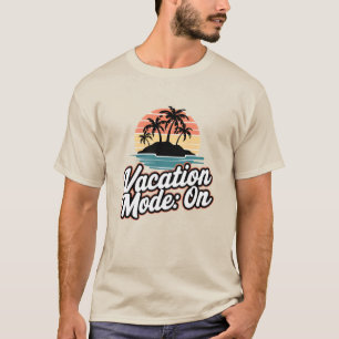 Camiseta Modo de Férias: Ativado
