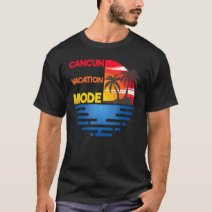 Camiseta Modo de Férias Cancun Grupo de Correspondência de