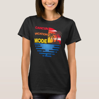 Camiseta Modo de Férias Cancun Grupo de Correspondência de 