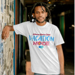 Camiseta modo de férias desativado, bem-vindo de volta à es<br><div class="desc">O fim das férias de verão,  o início da temporada escolar,  o retorno dos estudantes às escolas e salas de aula</div>