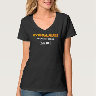 Camiseta Modo De Férias Everglades No Souvenir Viagem