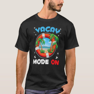 Camiseta Modo De Férias No Sumo De Nadadores De Nadação De 