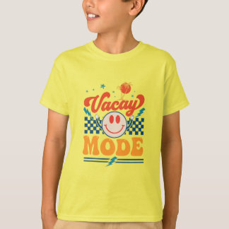 Camiseta "Modo de Férias", Verão, Crianças